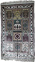 Carpet. Style of Indian. 100% silk.