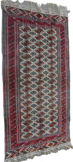 Carpet. Bukhara. Wool. Silk. Price $830